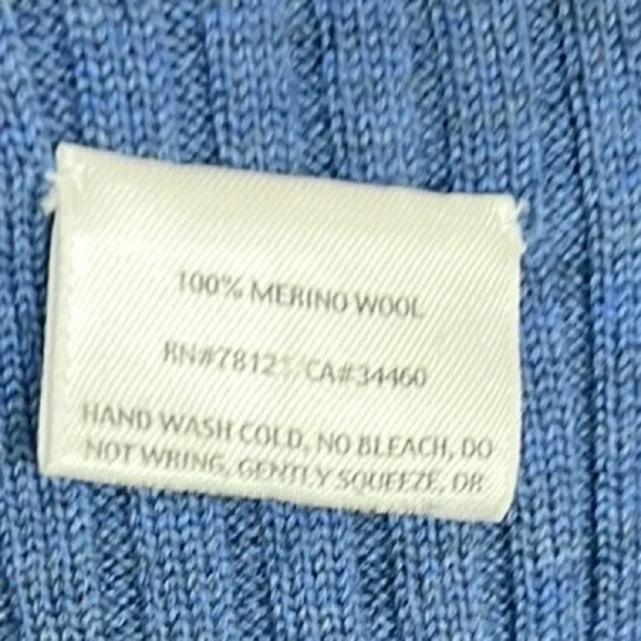 Eileen Fisher Ribbed Open Front 100% Merino Wool Cardigan Size Small Petite - Picture 4 of 4